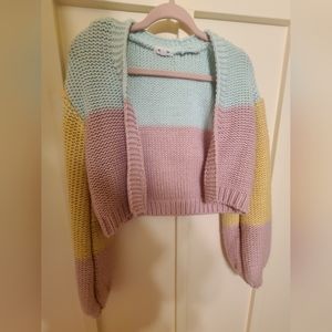 Stitch & Pine Colorful Cardigan - READ DESCRIPTION